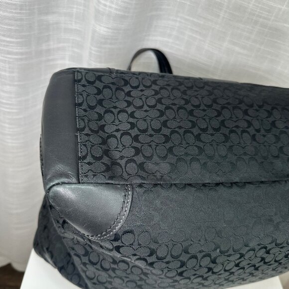 Coach Signature Multifunction Large Travel Tote Baby Diaper Bag - Picture 8 of 13